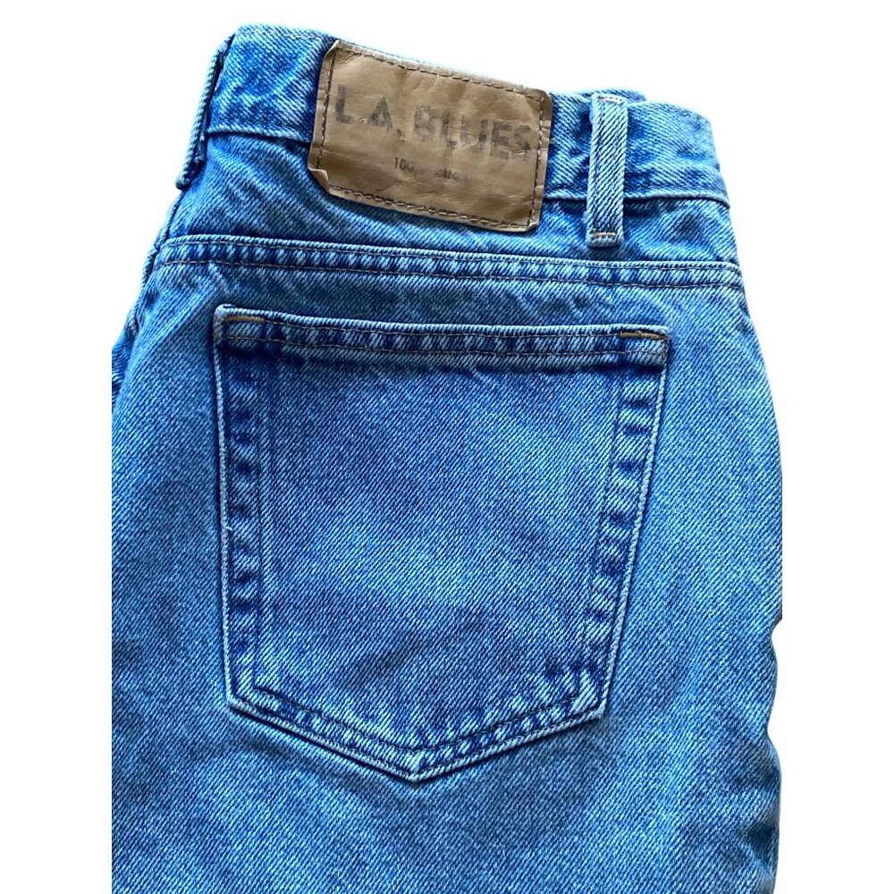 VTg LA BLUES Blue Denim Jeans 5 Pocket Straight Leg Women 14